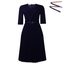 Dark blue + belt