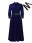 Dark blue + belt