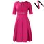 Fuchsia + belt