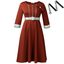 Brown + Brooch Belt