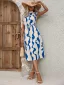 Apricot Blue Print