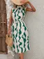 Apricot Green Print