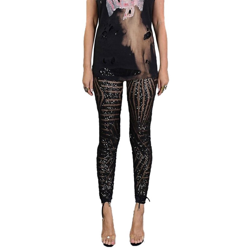 High Waisted Sequin Pants for Women Slim Fit Straight Leg Casual Style Perfect for Autumn and Wi