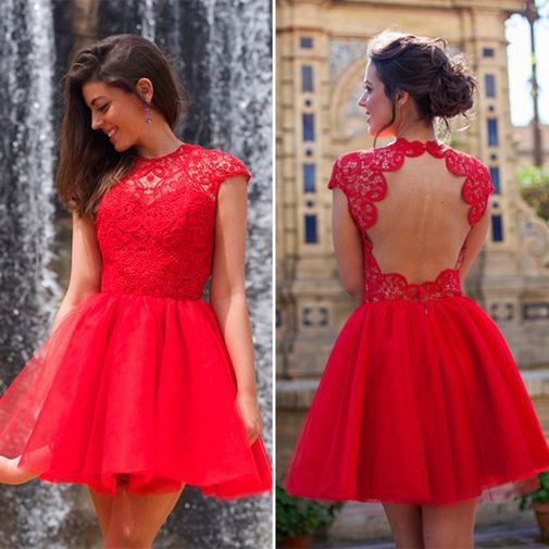 Lace Backless Dress for Women Round Neck Sleeveless Elegant Design Perfect for Parties and Events