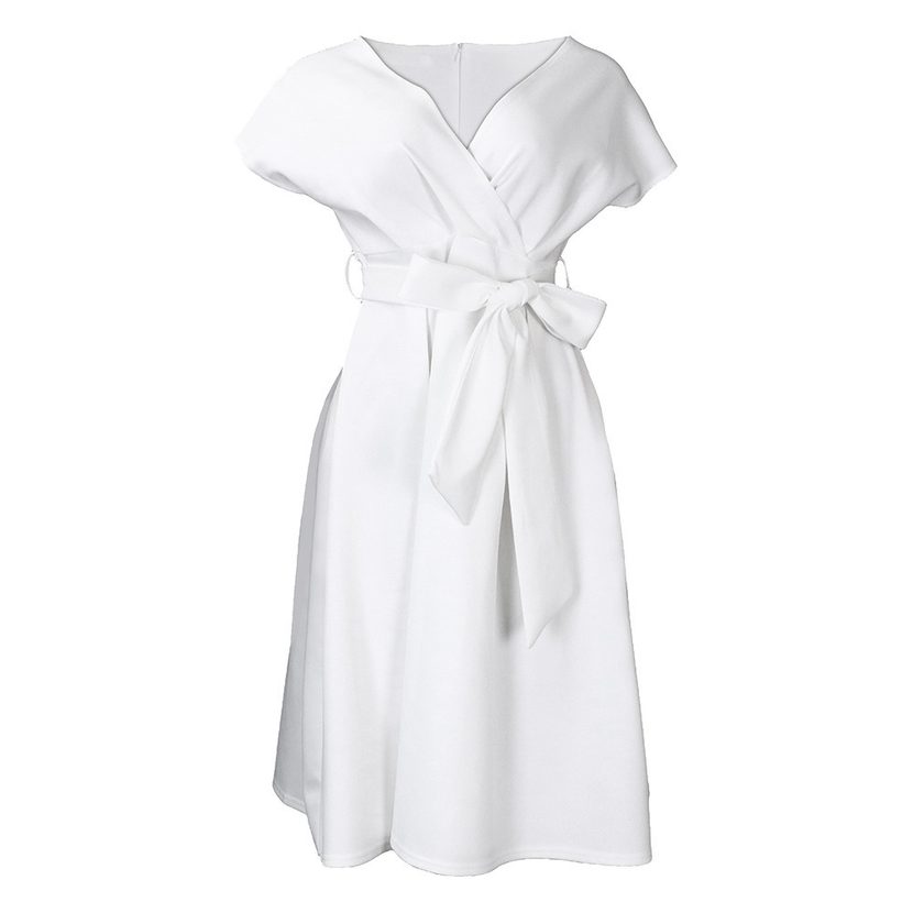 Plus Size African Womens Evening Dress Short Sleeve V Neck Off Shoulder Flared Hem Elegant Party