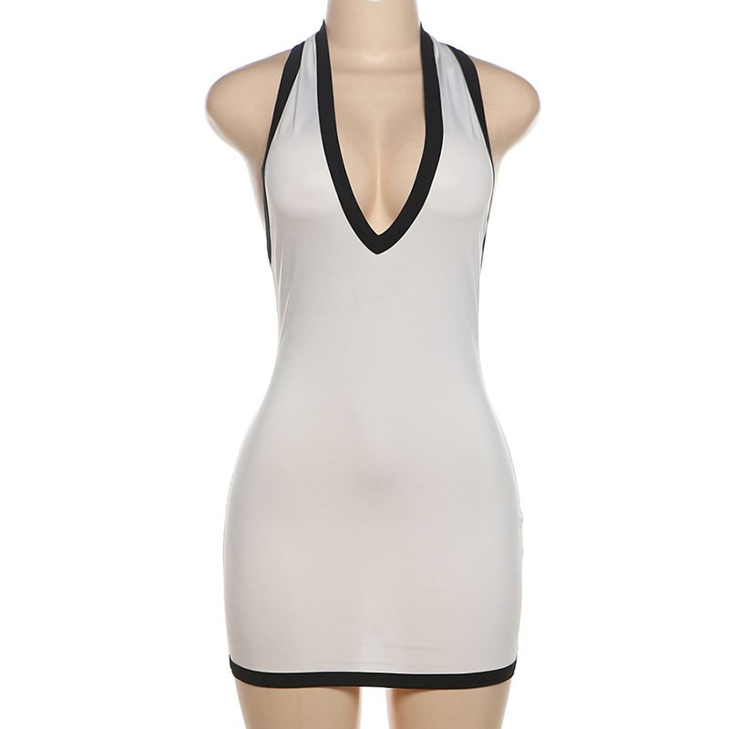 Summer Womens Fashion Dress Sexy Halter Neck Backless Bodycon Fit Mini Skirt Style Perfect for P