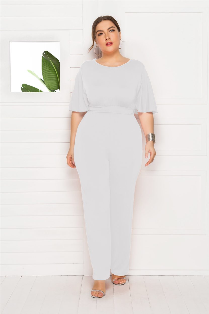 Plus Size Loose Fit Womens Jumpsuit 9 Colors Fashionable Casual Style bulk order