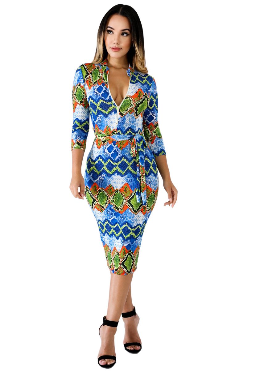 V Neck Pencil Dress for Women Milk Silk Fabric Elegant Spring Style custom packaging