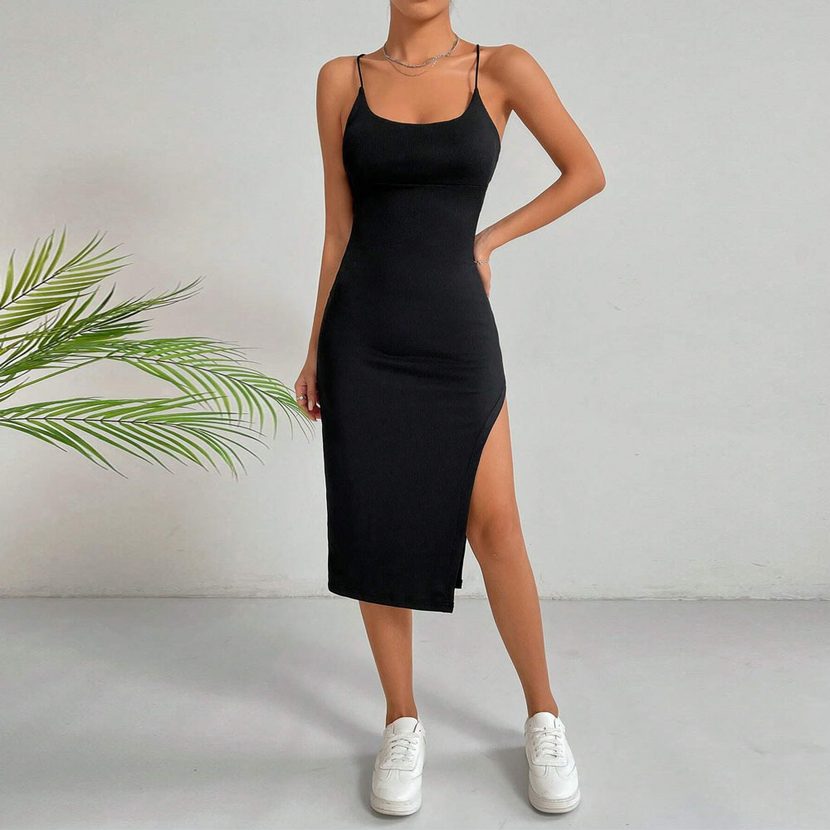Sleeveless Bodycon Dress for Women Sexy Backless Design Casual Evening Wear Available in Multiple Sizes