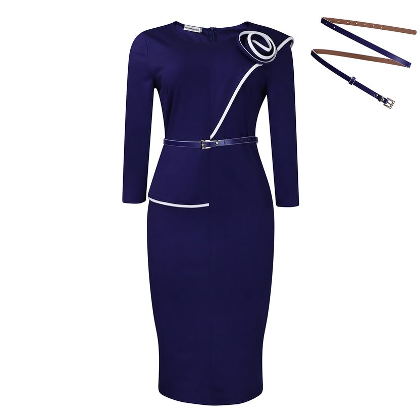 Pencil Skirt Solid Color Bodycon Fit Office Wear Autumn Winter Collection Wholesale Available