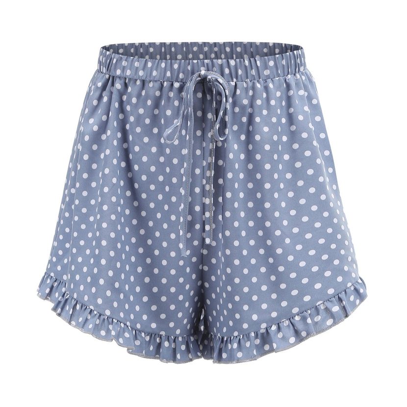 High Waisted Polka Dot Shorts Casual Comfortable Lightweight Summer Beachwear for Women Wholesal