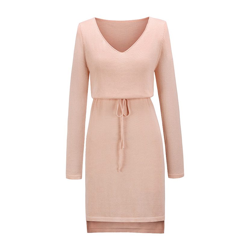 Fashionable Slim Fit Knitted Sweater Dress Autumn Winter Style Comfortable and Trendy Wholesale
