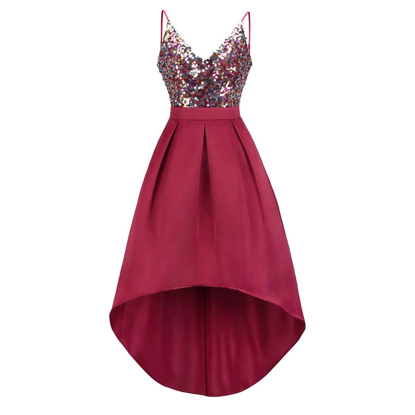 Satin Sequin Cami Dress for Women Elegant Party Wear Available in Multiple Sizes Wholesale with Low MOQ