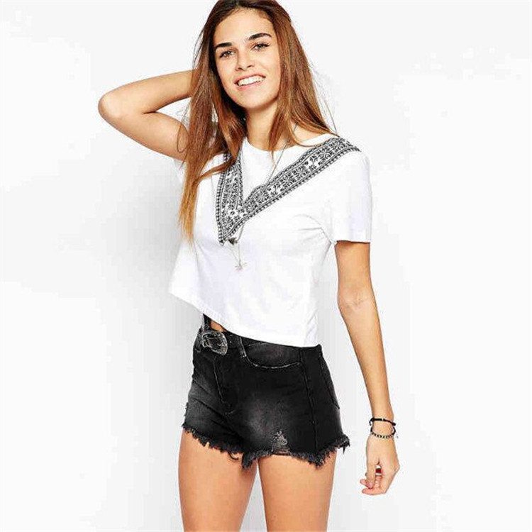 Womens Short Sleeve T Shirt Loose Fit Printed Design Casual Style Summer Wear Wholesale Availabl