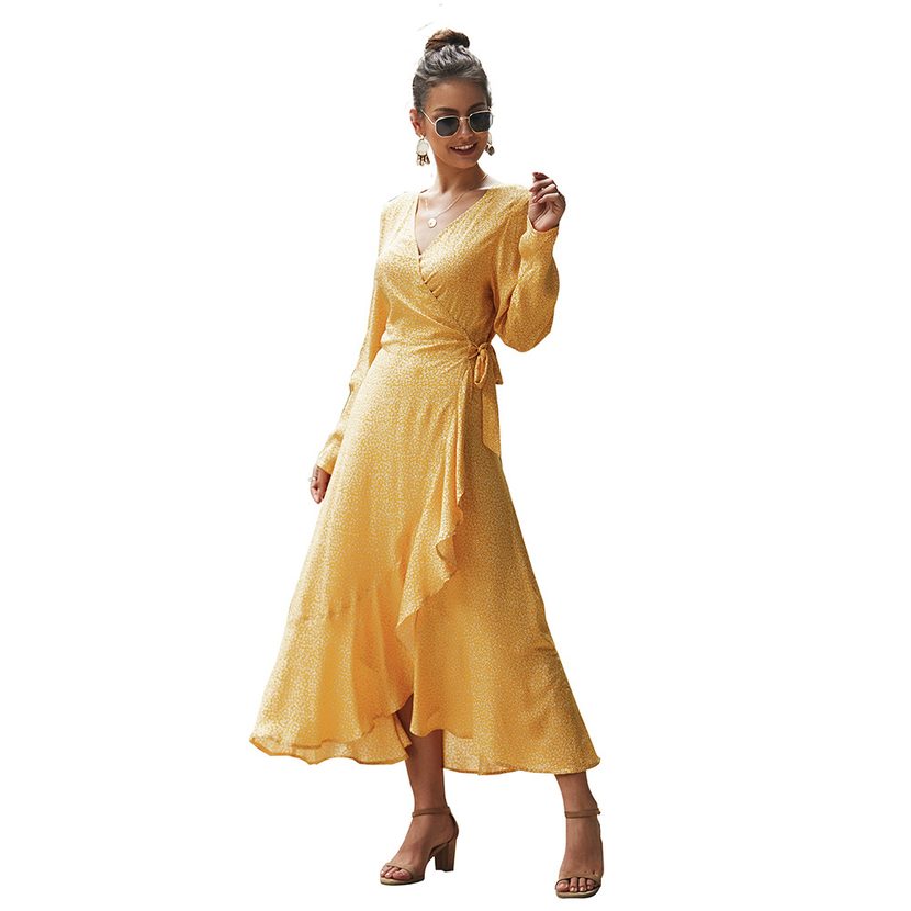 Fashion Womens Long Sleeve Dress Original Design Autumn Winter Collection Stylish Look Wholesale