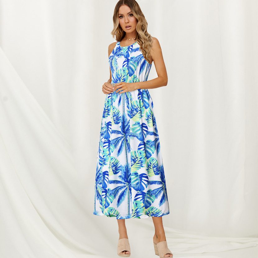 Summer Womens Dress Fashionable Floral Print Belted Design Elegant Silhouette Perfect for Casual