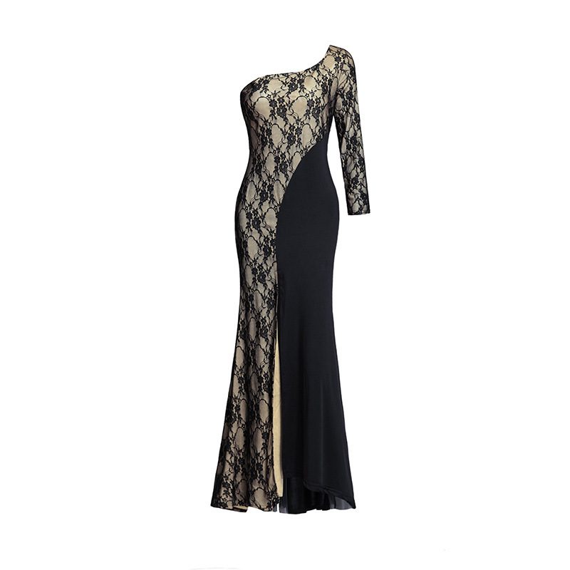Lace Asymmetrical Evening Dress for Women Sexy Fit and Flare Silhouette Perfect for Parties and Special Occasions Wholesale