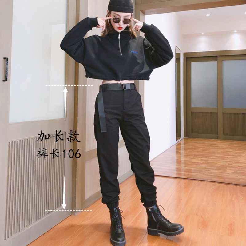 High Waist Casual Jogger Pants for Women Slim Fit Stretch Fabric Spring Summer Sportswear