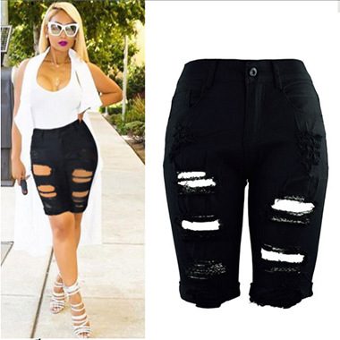 High Waist Denim Shorts for Women Trendy Casual Style Available in Multiple Sizes Wholesale Supply