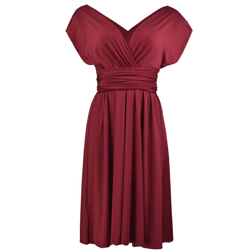 Versatile Bridesmaid Dress Adjustable Straps Plus Size Elegant Design Perfect for Weddings and S