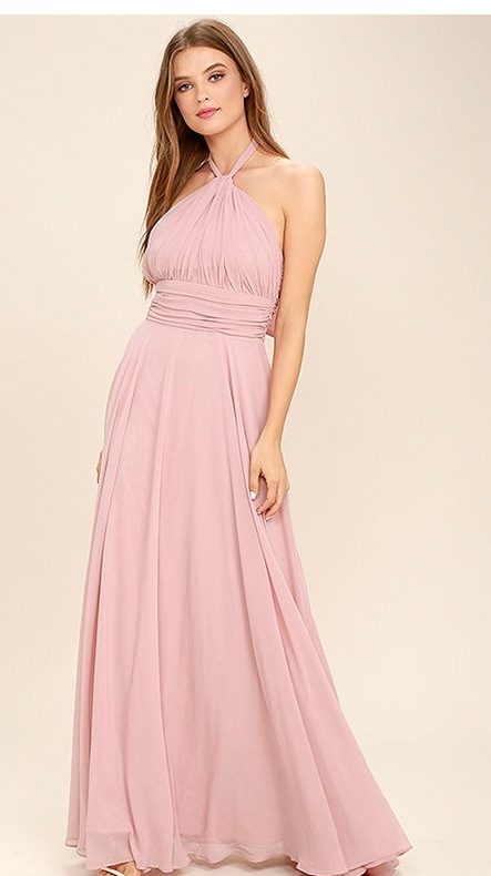Chiffon Halter Neck Dress Elegant Ruffled Design Sexy Style for Parties and Events Wholesale Ava
