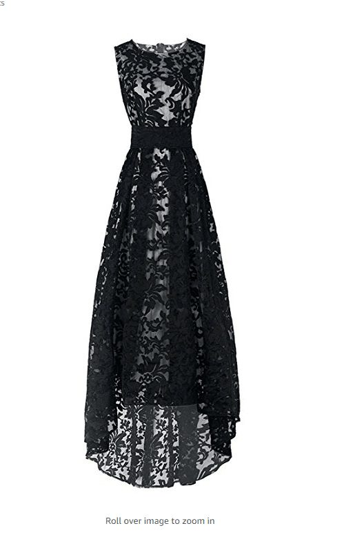 Lace Trim Mermaid Dress Elegant Evening Gown Perfect for Parties and Formal Events Available for