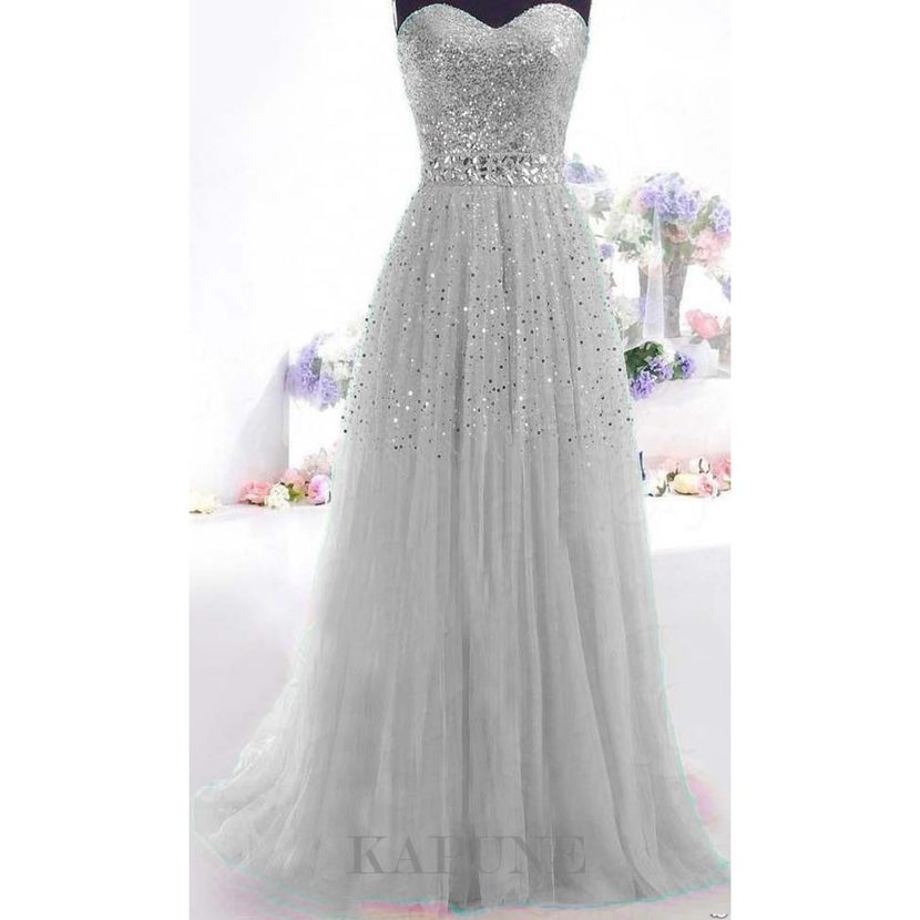Elegant Strapless Tulle Dress Sexy Design Evening Gown Available in Various Sizes Ready to Ship