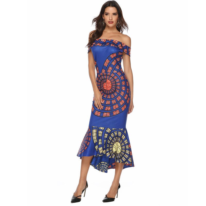 Off Shoulder Floral Bodycon Dress Sexy Elegant Comfortable Perfect for Parties and Special Occas