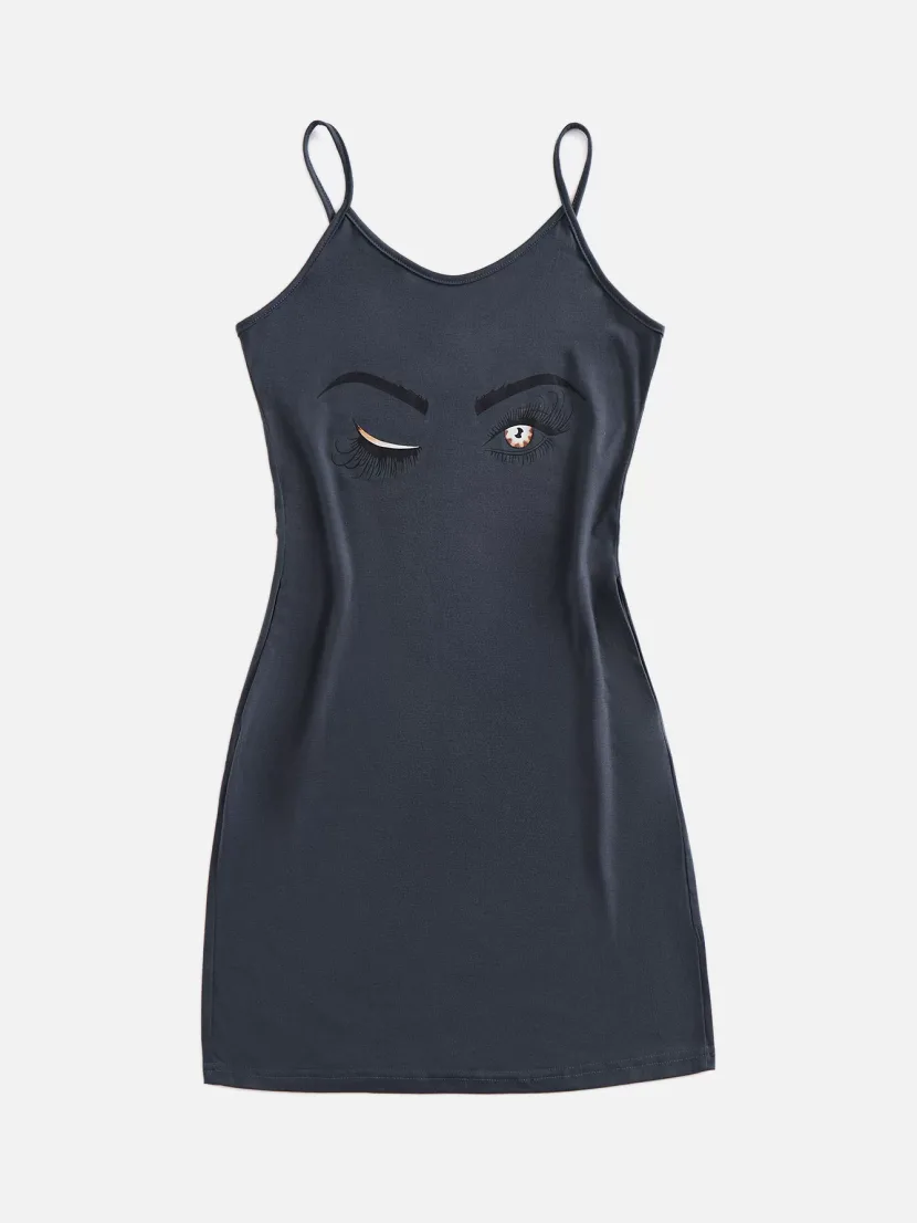 Trendy Womens Backless Dress Unique Print Sleeveless Casual Style Perfect for Summer Events Whol