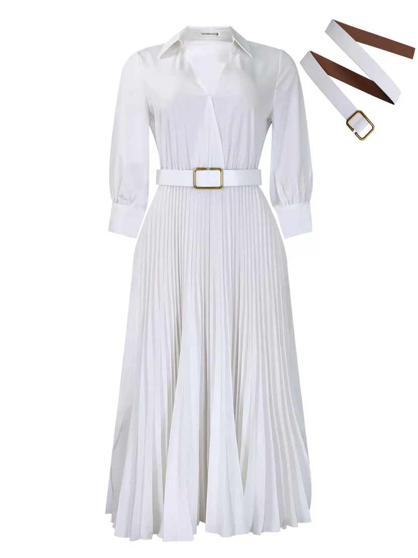 Plus Size Solid Color Dress Fashionable Elegant Design Autumn Wear for Women Wholesale Available