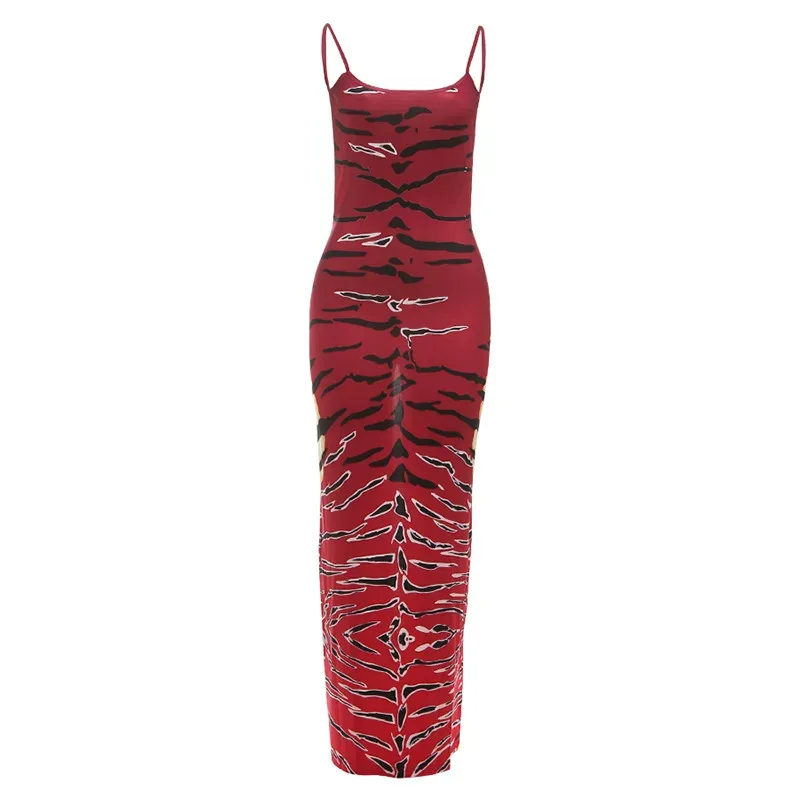 Fashionable Womens Bodycon Dress Sexy Backless Design Trendy Print Perfect for Autumn Wholesale