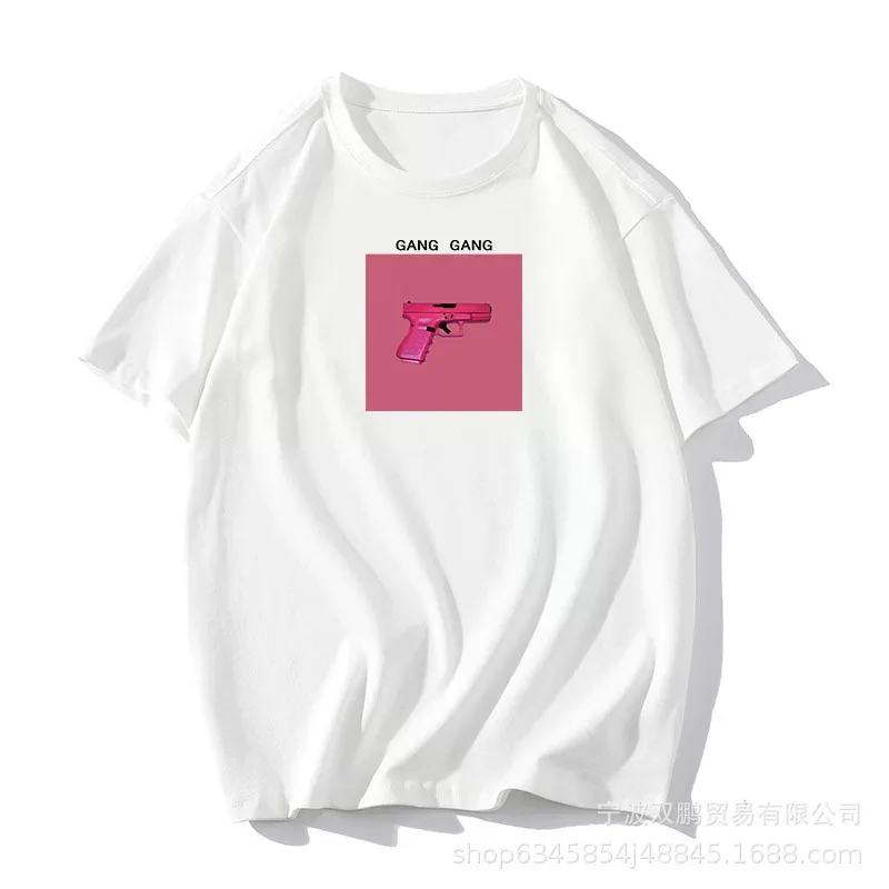 Womens Summer Graphic T Shirt Loose Fit Round Neck 100 Cotton Versatile Style Casual Wear Wholes