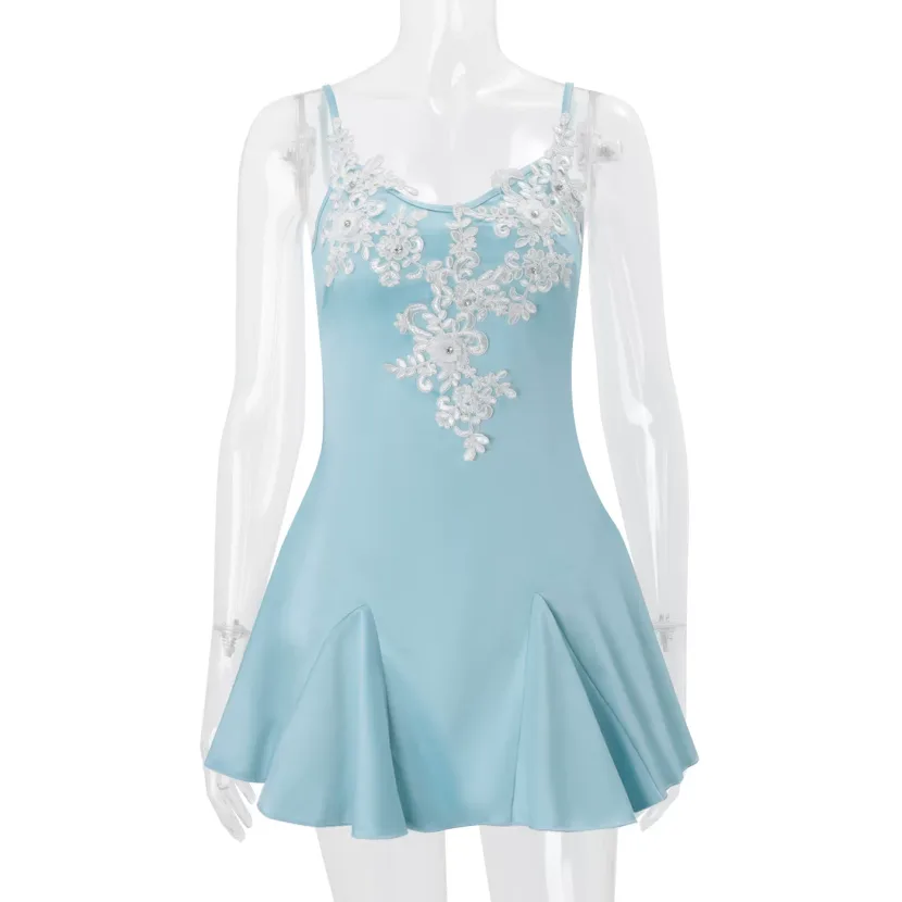 Embroidered Bodycon Dress Elegant Design Summer Style Fashionable for Parties Wholesale Availabl