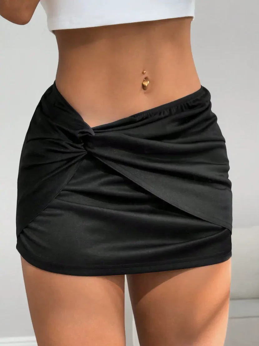 Fashionable A Line Mini Skirt Versatile Trendy Womens Apparel Perfect for Casual Outings Wholesa