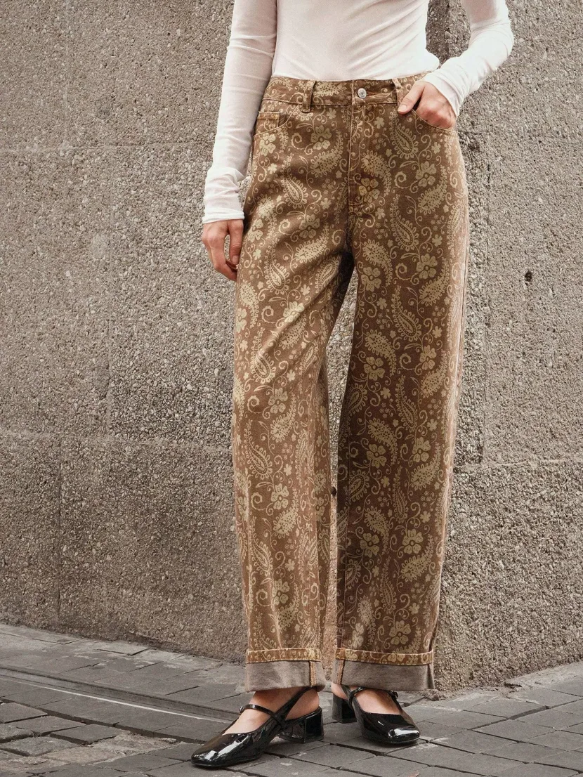 Casual Straight Leg Womens Trousers Slim Fit Stylish Design Comfortable Fabric Perfect for Every