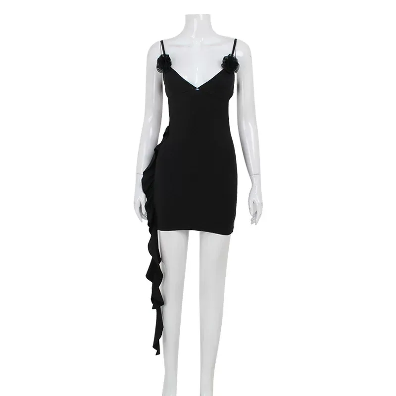 Sexy Backless Bodycon Dress Low Cut Hollow Out Design Slim Fit Perfect for Parties and Night Out