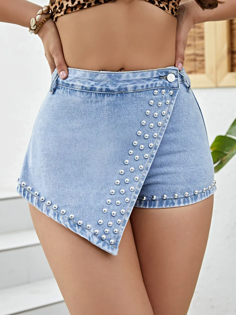 Womens Slim Fit Denim Shorts Comfortable Stylish Casual Perfect for Summer Outings Wholesale Ava
