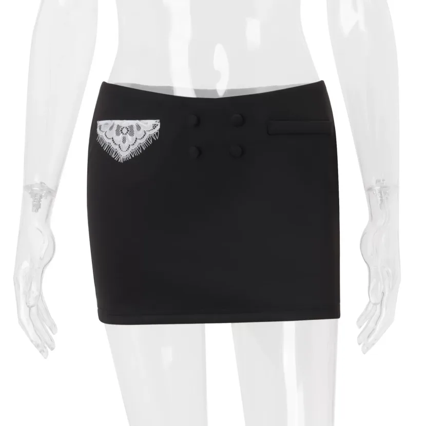 Summer Womens Bodycon Mini Skirt Stylish Sexy Low Waist Versatile Perfect for Casual Outings Who