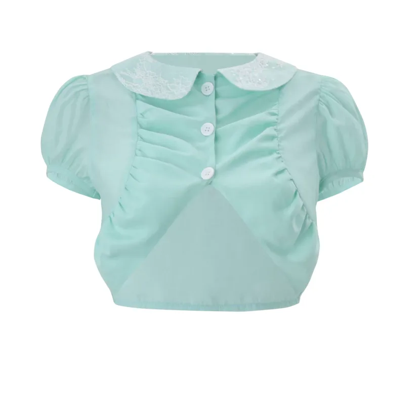 Womens Casual Outfit Stylish Irregular Short Sleeve Top Set Summer Fashion Available in Green and White