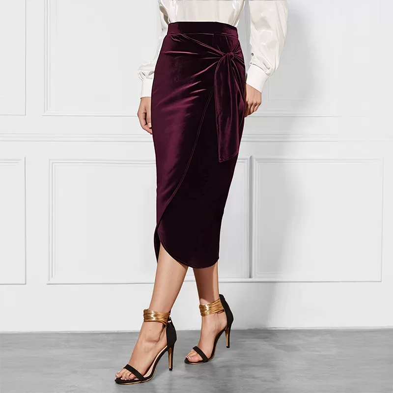 Wholesale Womens Skirts Red Multiple Sizes OEM ODM Supplier Wholesale Womens Skirts Red Multiple Sizes OEM ODM Supplier