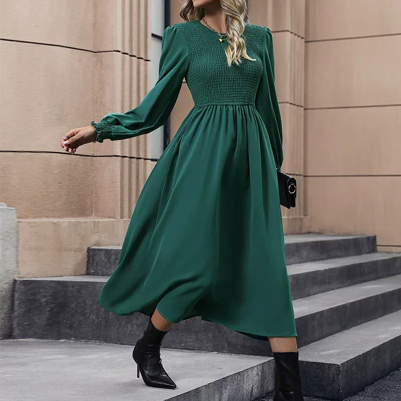 Elegant Womens Dress Autumn Winter Collection High Quality Fabric Stylish Design Perfect for Par