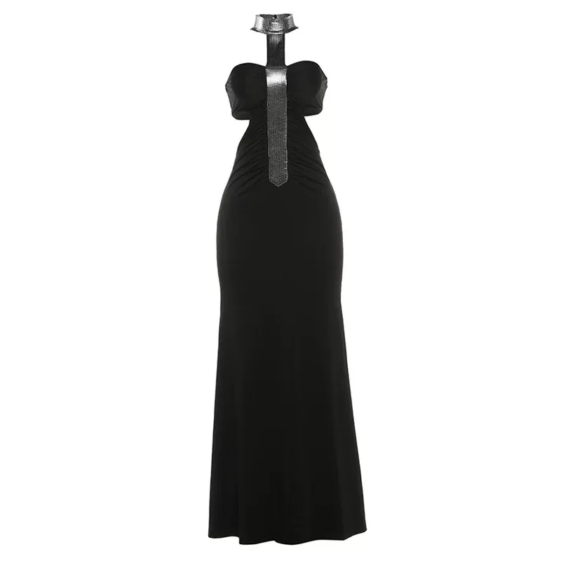Spring Womens Fashion Dress Sexy Halter Neck Backless Bodycon Fit Perfect for Parties and Events