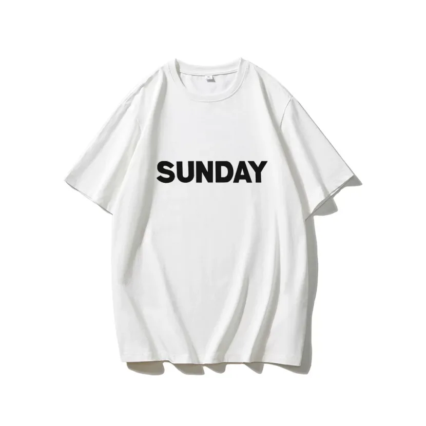 Womens Summer Graphic T Shirt Loose Fit Round Neck Short Sleeve Cotton Casual Wear for Everyday