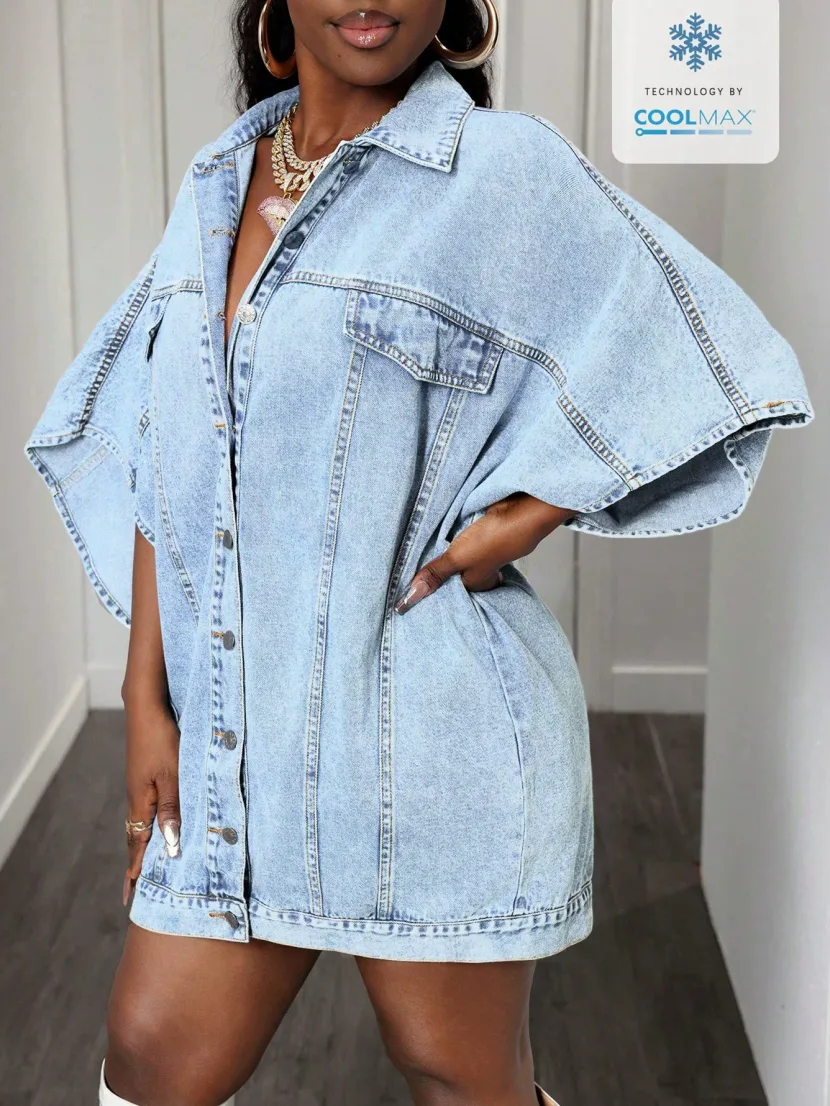 Womens Loose Denim Jacket Sleeveless Casual Street Style Perfect for Spring and Summer Wholesale
