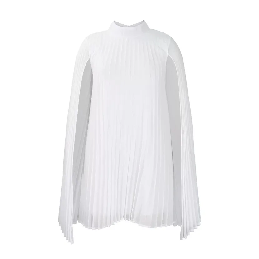 Chiffon Batwing Sleeve Dress Elegant and Fashionable Plus Size for Casual Occasions Wholesale Available Chiffon Batwing Sleeve Dress Elegant and Fashionable Plus Size for Casual Occasions Wholesale Available