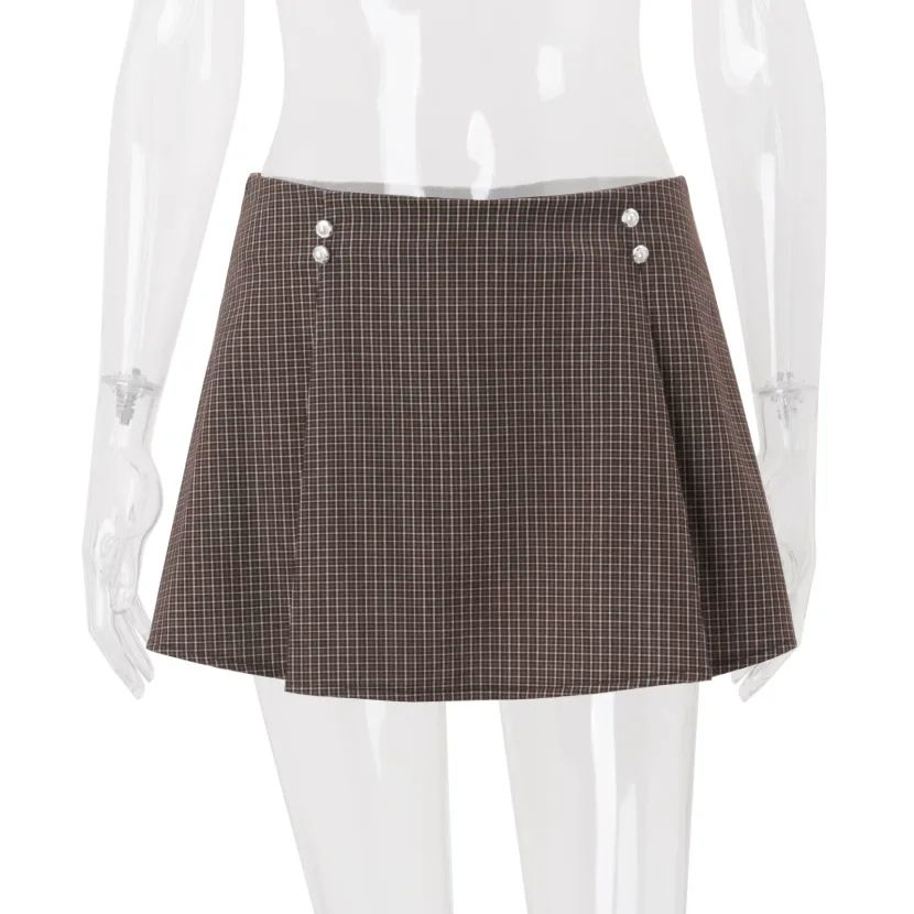 Wholesale Womens Skirts Brown Multiple Sizes OEM ODM Supplier Wholesale Womens Skirts Brown Multiple Sizes OEM ODM Supplier