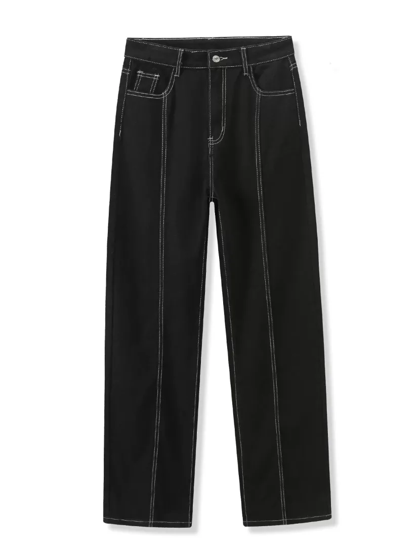 Womens Slim Fit Straight Leg Jeans Versatile Denim Trousers Casual Wear for All Seasons Wholesal