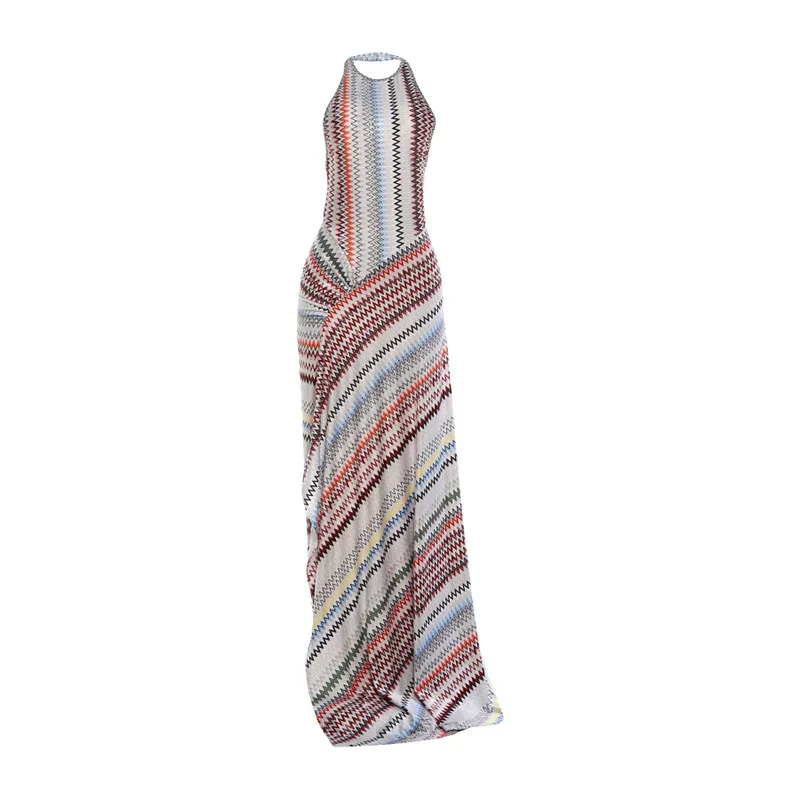 Summer Womens Dress Fashionable Halter Neck Slim Fit Unique Print Bodycon Style Perfect for Part