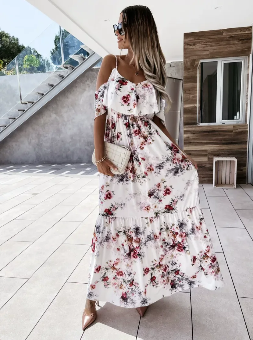 Summer Dress Casual Style Short Sleeve Lightweight Fabric Perfect for Everyday Wear Ready to Shi
